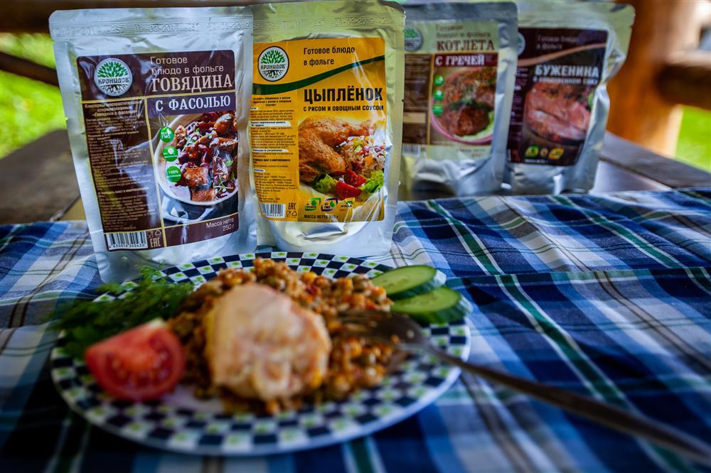 Вкусная еда в реторт-упаковке